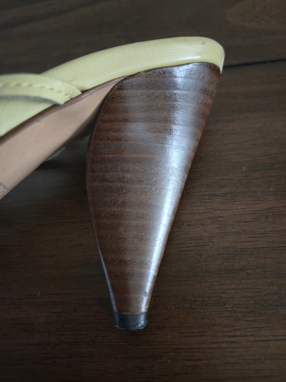Prada Basket Weave Leather Pumps Made In Italy Rare - Picture 4 of 8